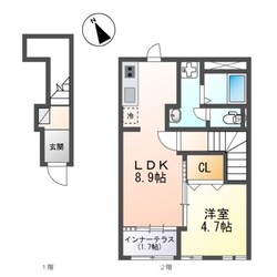 仮）スターテラスⅡ宮の内の物件間取画像